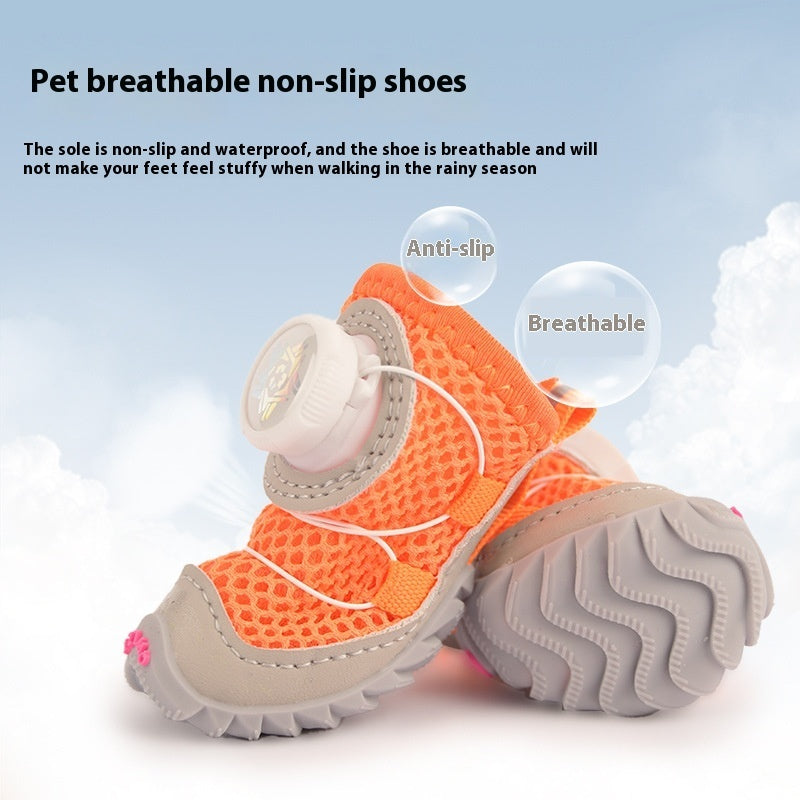 Adjustable Soft Sole Anti-Slip Dog Shoes