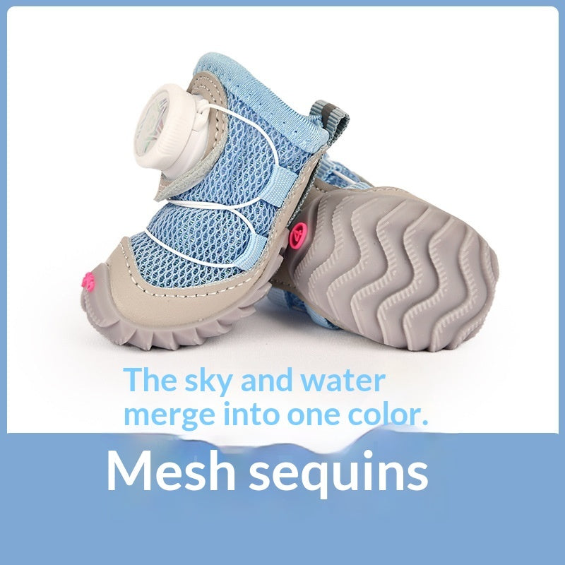 Adjustable Soft Sole Anti-Slip Dog Shoes