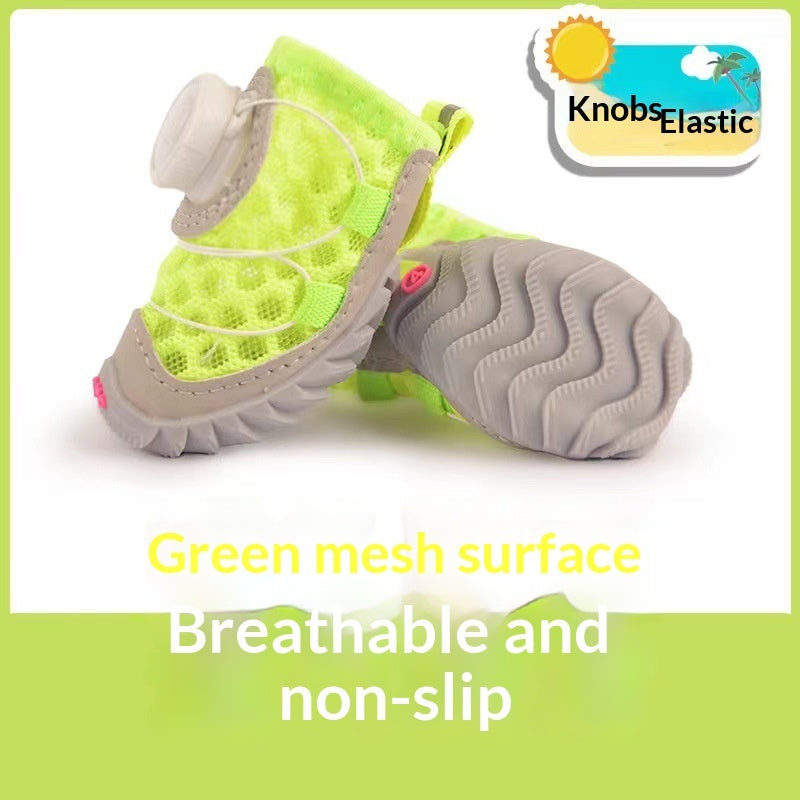 Adjustable Soft Sole Anti-Slip Dog Shoes