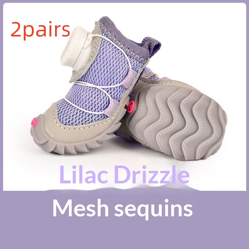 Adjustable Soft Sole Anti-Slip Dog Shoes