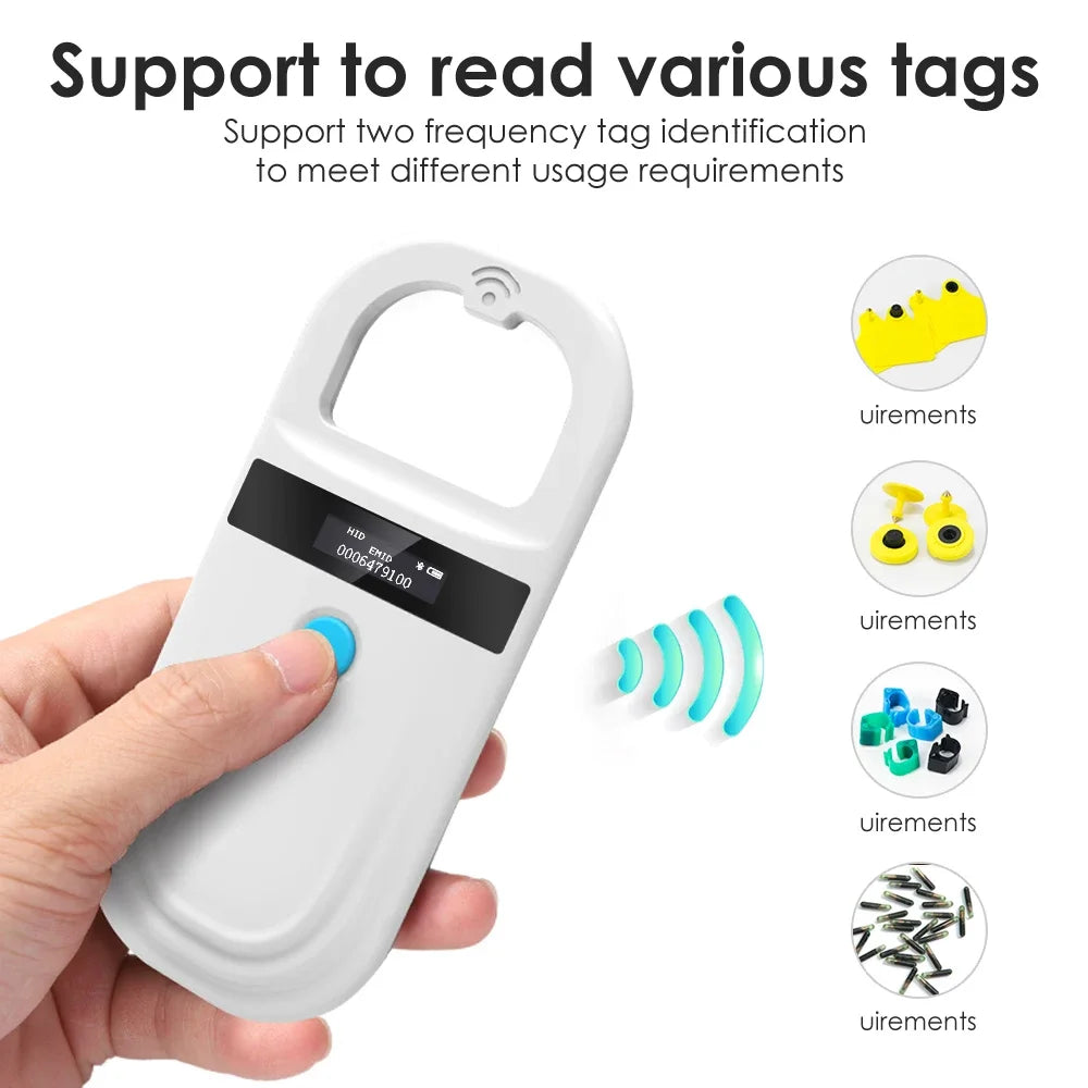 Handheld Pet RFID Microchip Reader