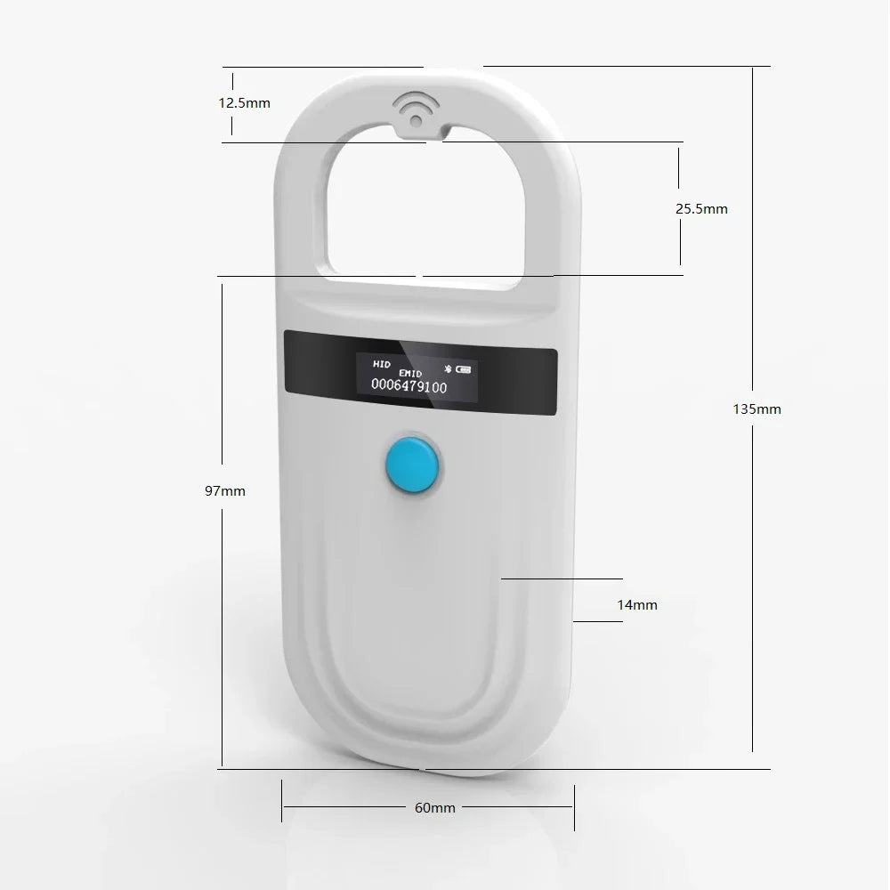 Handheld Pet RFID Microchip Reader