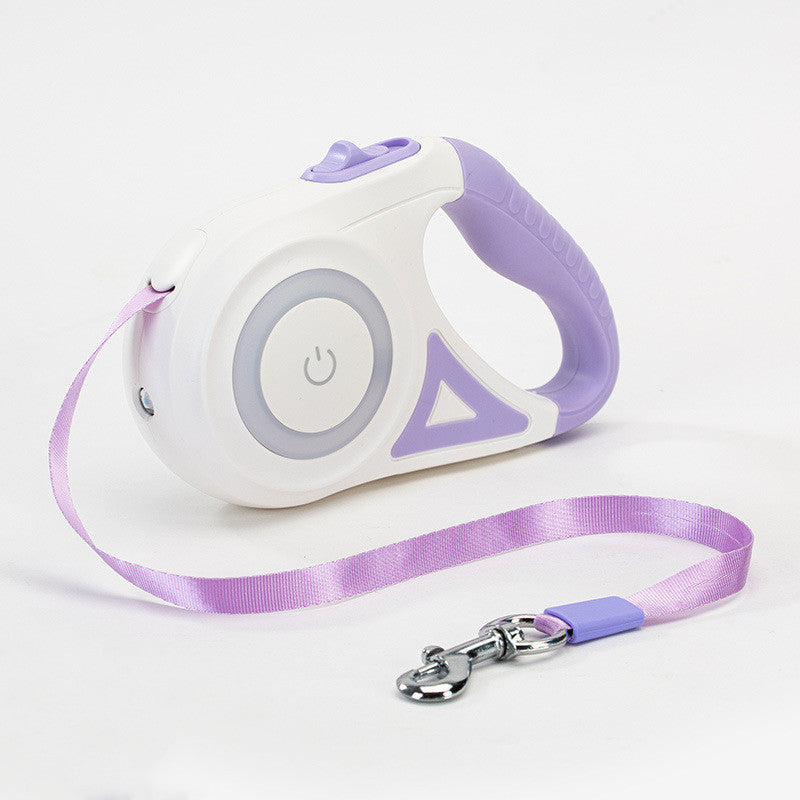 Retractable Dog Leash with Light