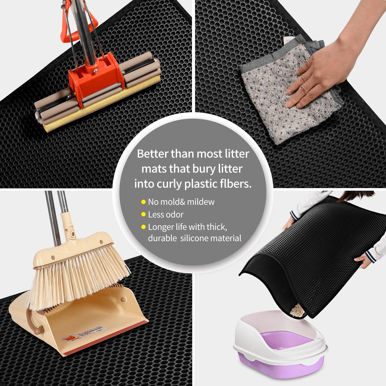 Double Layer Cat Litter Mat