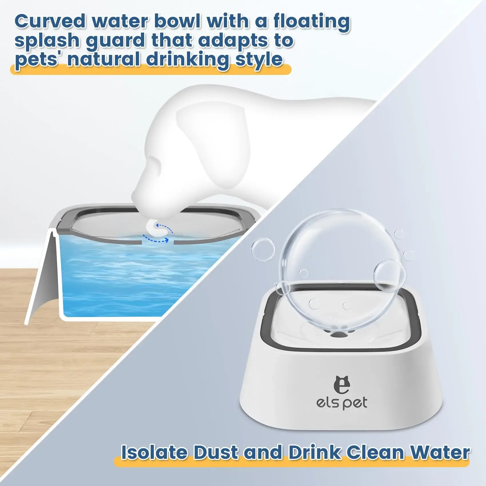 Anti-Spill Pet Water Bowl